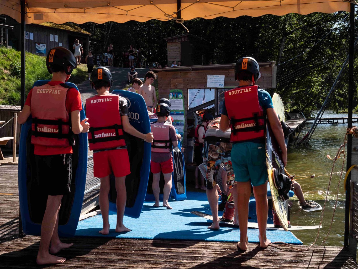 image ski nautique rouffiac queue