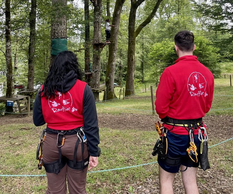 Equipe sécurité Accro Park Rouffiac