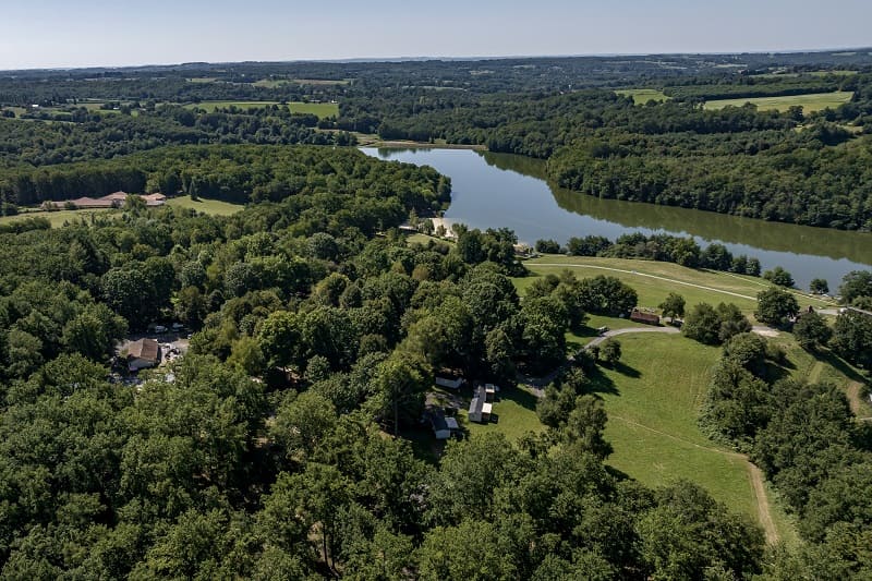 Vue gîte de groupe - Camping de Rouffiac @Déclic&Décolle